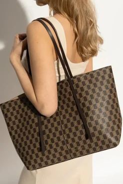 By Malene Birger BRĄZOWY Torba `Abigail` typu `shopper`