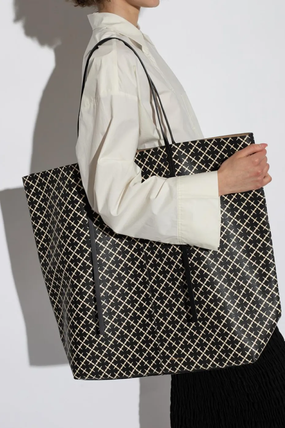 By Malene Birger CZARNY Torba ‘Abrille’ typu ‘shopper’