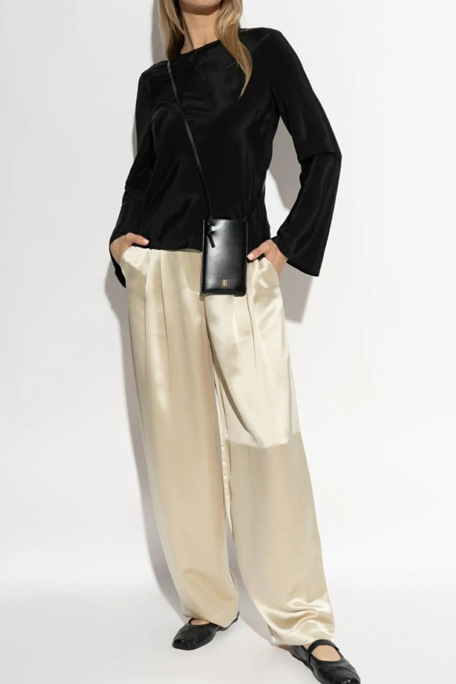By Malene Birger CZARNY Top `Pricilla`
