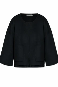 By Malene Birger CZARNY Wełniana kurtka `Jacquie`