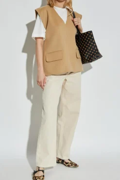 By Malene Birger kremowy Jeansy `Vinola`