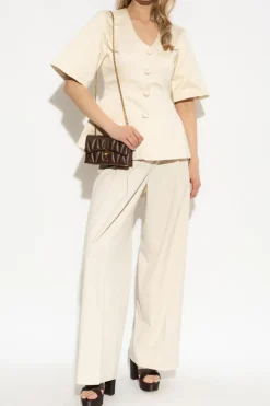 By Malene Birger kremowy Spodnie `Cymbaria`