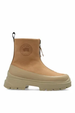 Canada Goose beżowy Zamszowe botki `Kya`