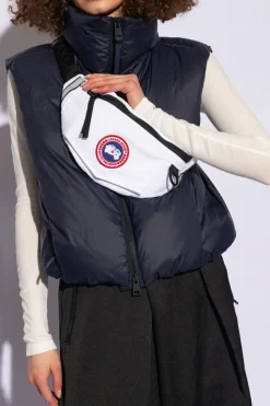 Canada Goose BIAŁY Torba na pas z logo