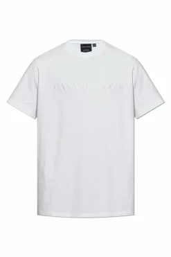 Canada Goose BIAŁY T-shirt z wyszytym logo