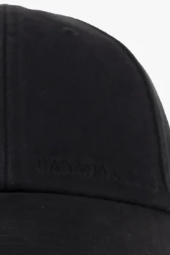 Canada Goose CZARNY Czapka z daszkiem z logo