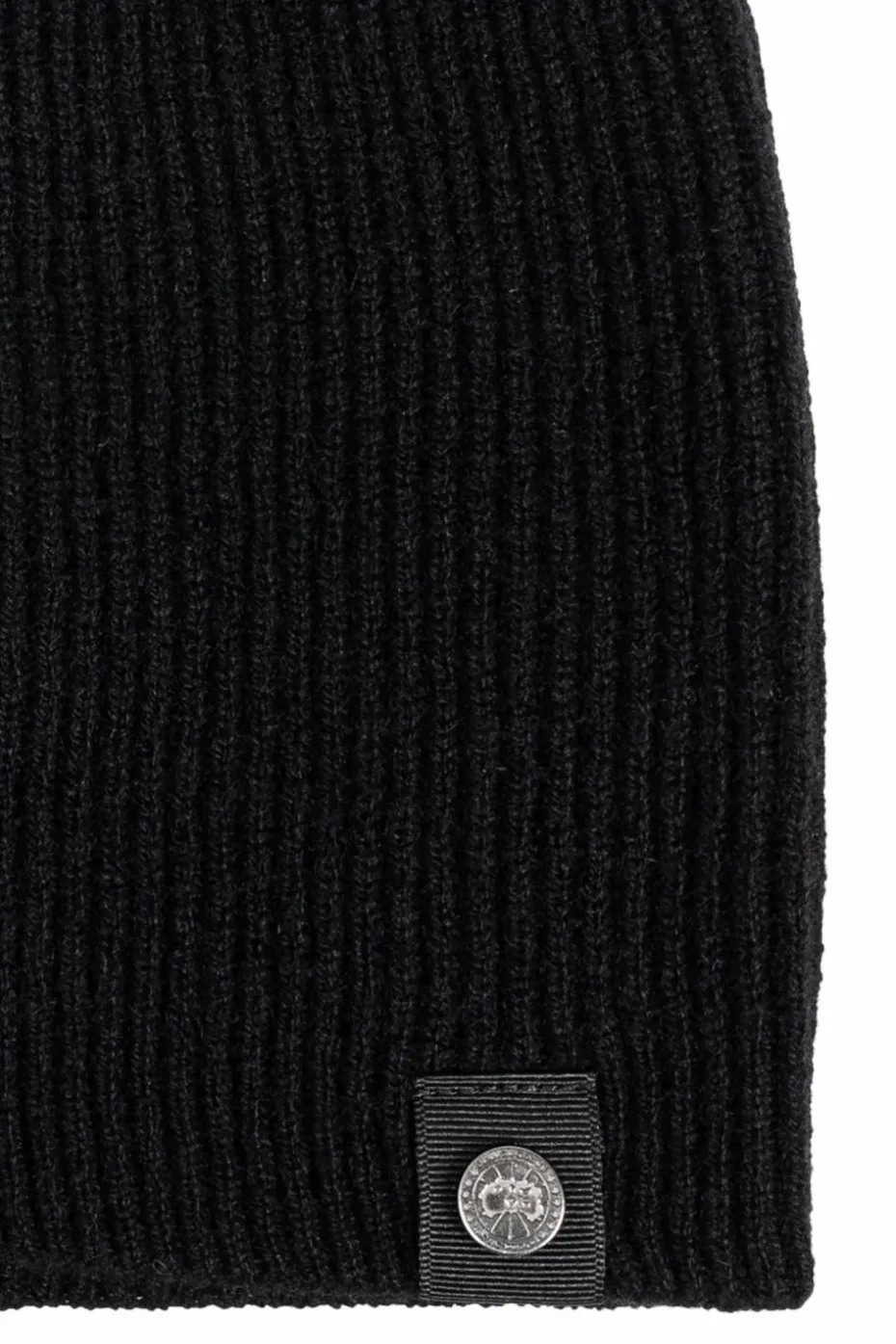 Canada Goose CZARNY Czapka z logo
