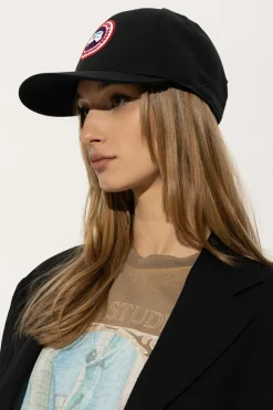 Canada Goose CZARNY Czapka z daszkiem