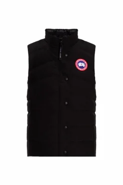 Canada Goose CZARNY Kamizelka z logo