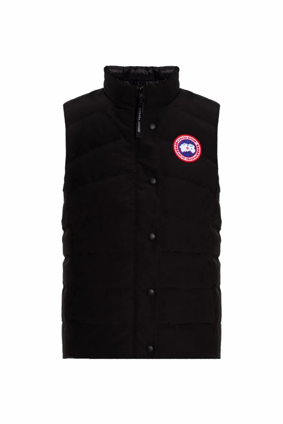Canada Goose CZARNY Kamizelka z logo