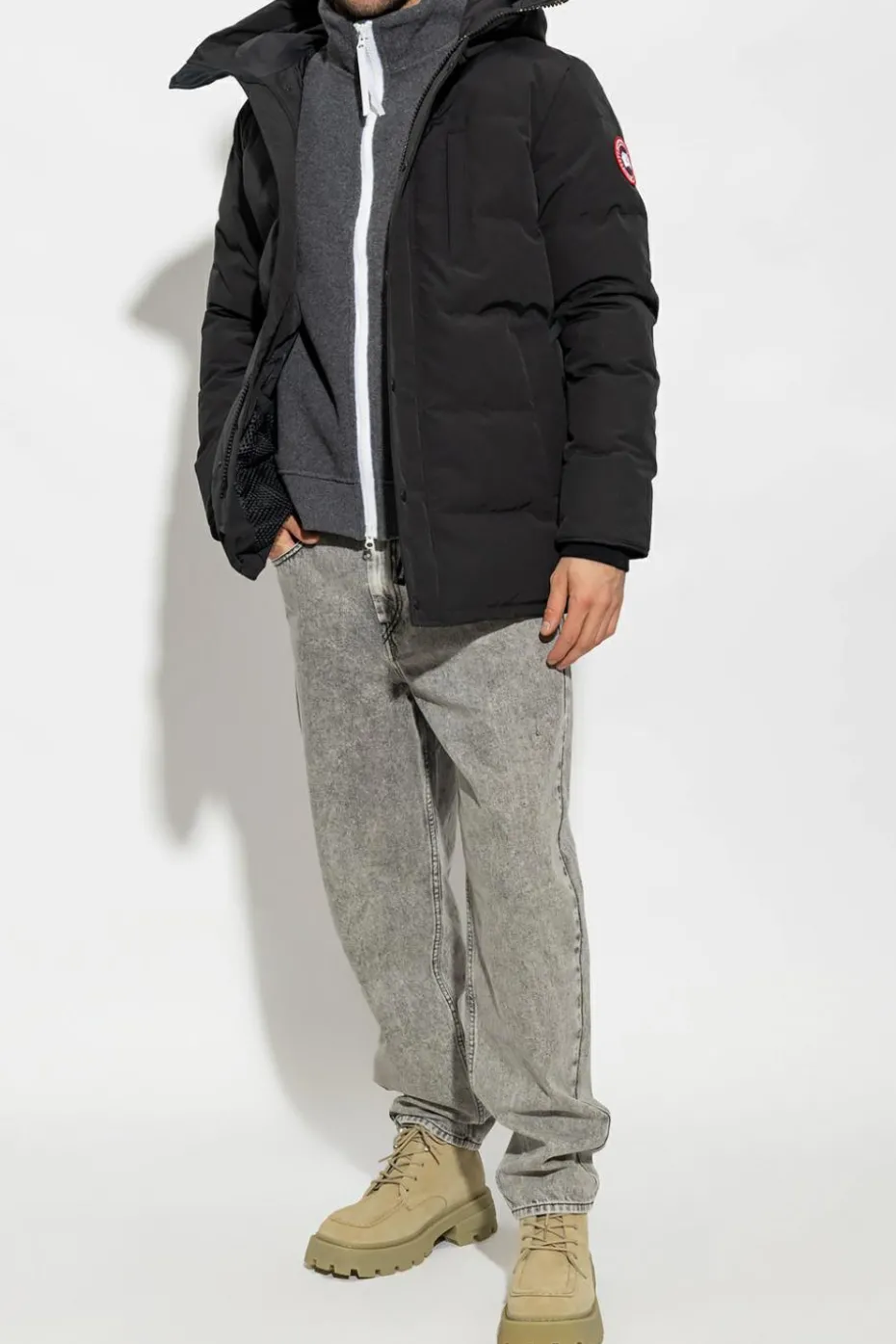 Canada Goose CZARNY Kurtka puchowa ‘Carson’