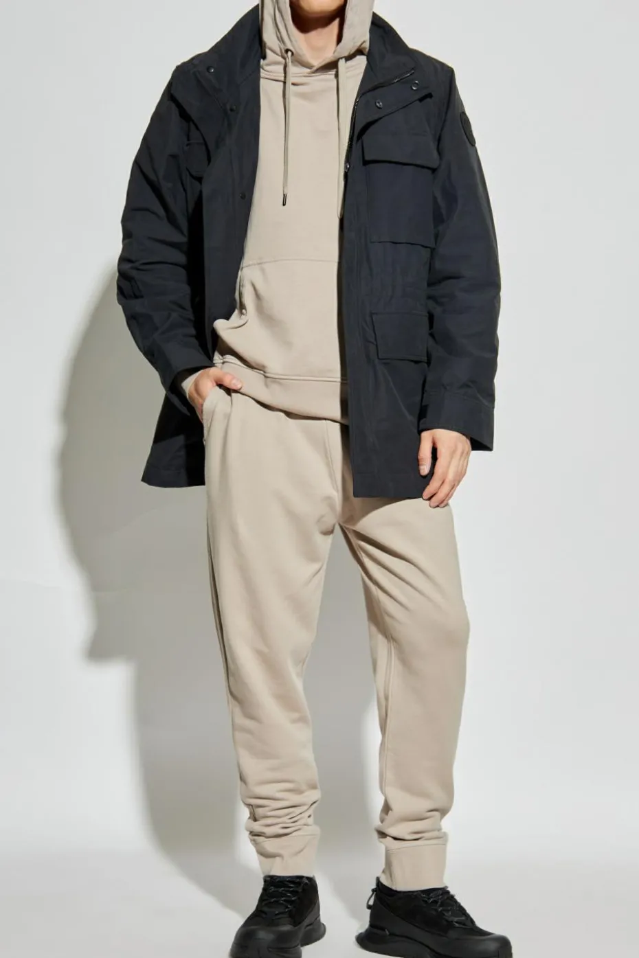 Canada Goose CZARNY Kurtka `Harrison;