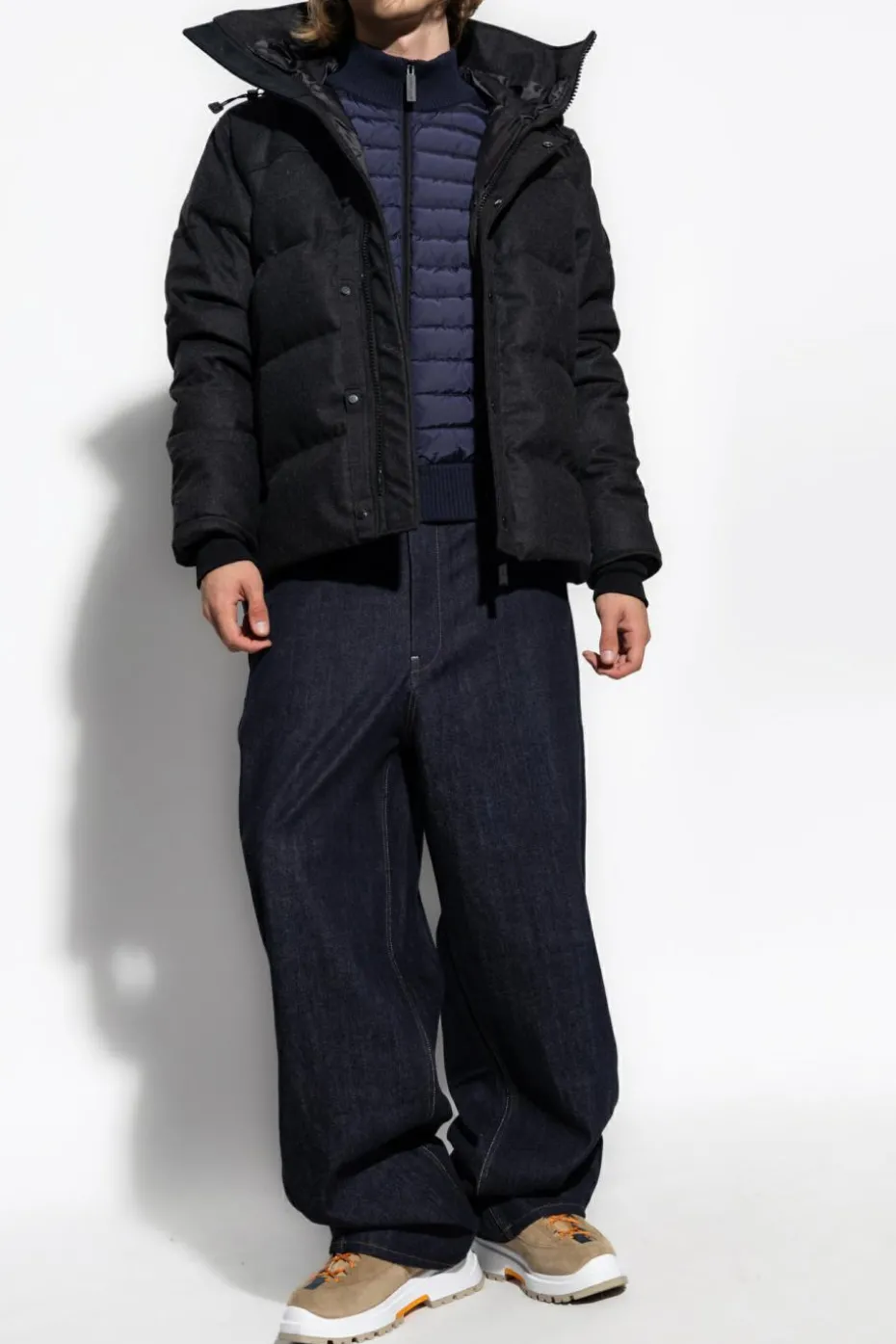 Canada Goose CZARNY Kurtka puchowa ‘McMillan’