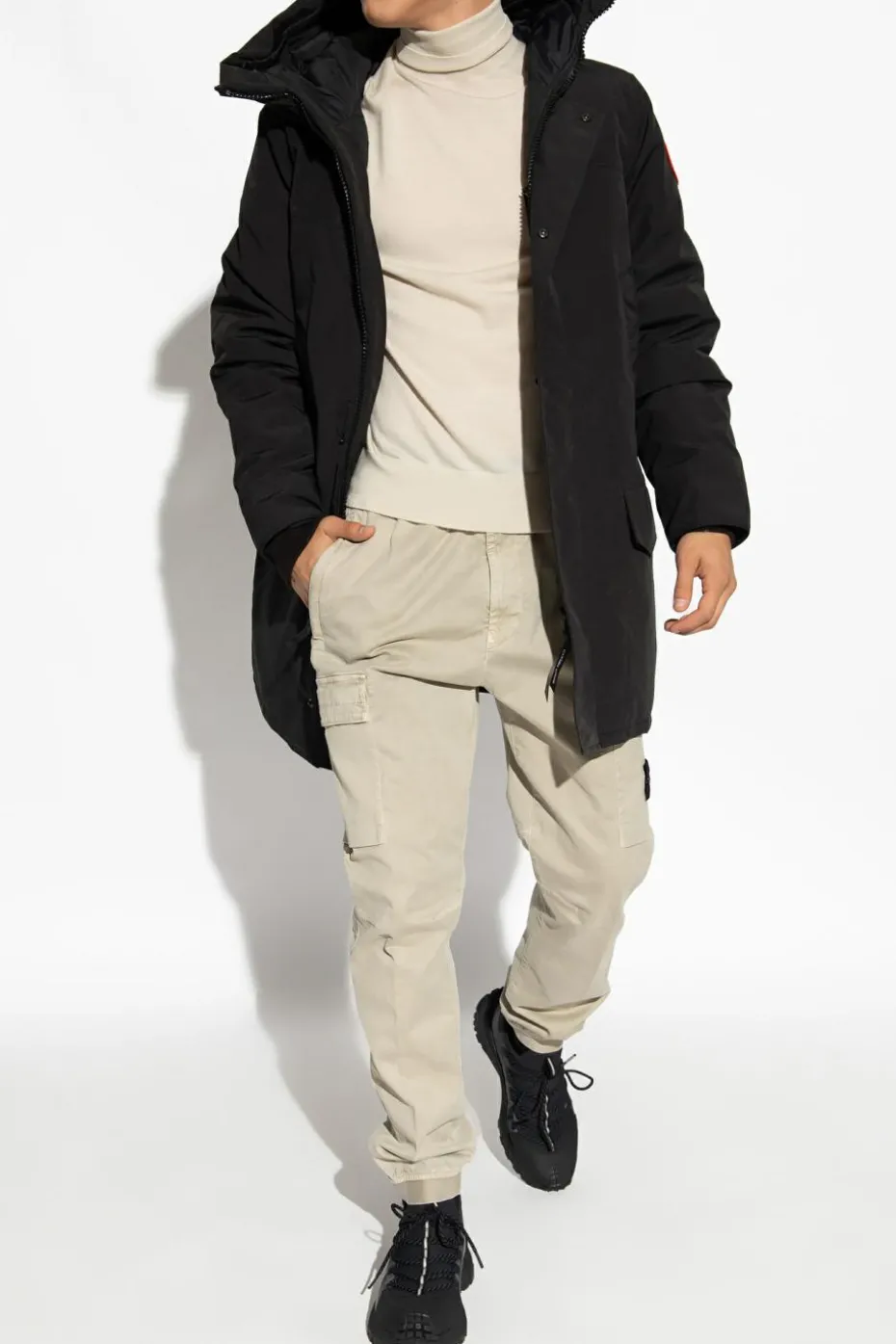Canada Goose CZARNY Kurtka puchowa ‘Langford’