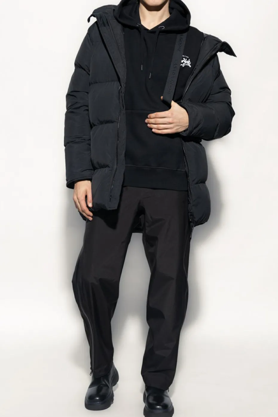 Canada Goose CZARNY Kurtka puchowa ‘Lawrence’