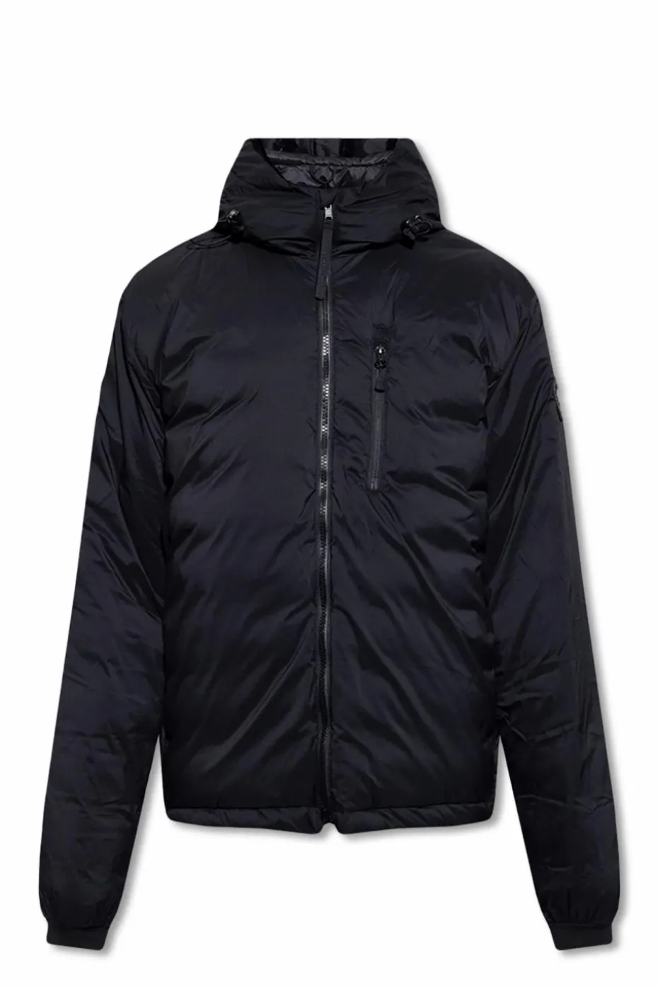 Canada Goose CZARNY Puchowa kurtka z kapturem