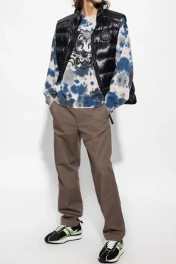 Canada Goose CZARNY Puchowa kamizelka z logo