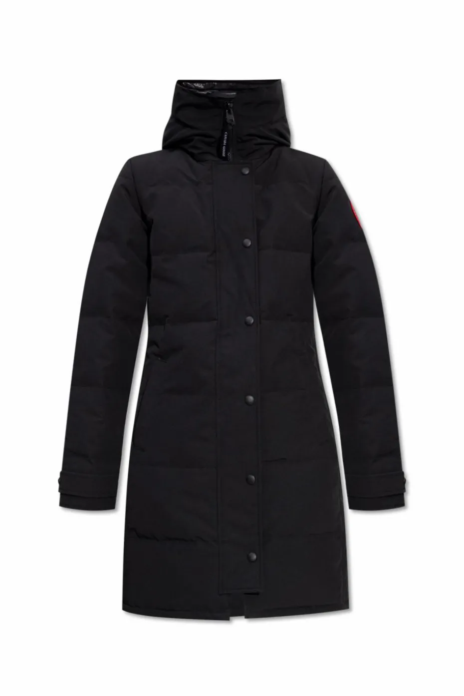 Canada Goose CZARNY Puchowa parka ‘Shelburne’