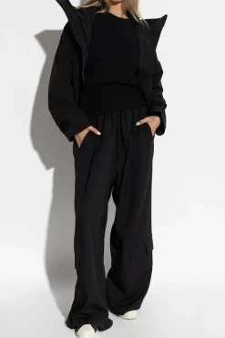 Canada Goose CZARNY Wełniany sweter