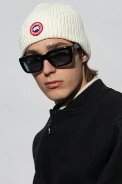 Canada Goose kremowy Czapka z logo