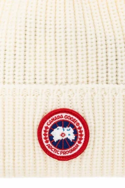 Canada Goose kremowy Czapka z logo