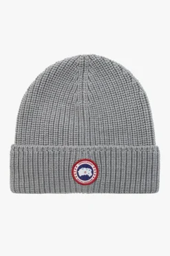 Canada Goose SZARY Czapka z logo