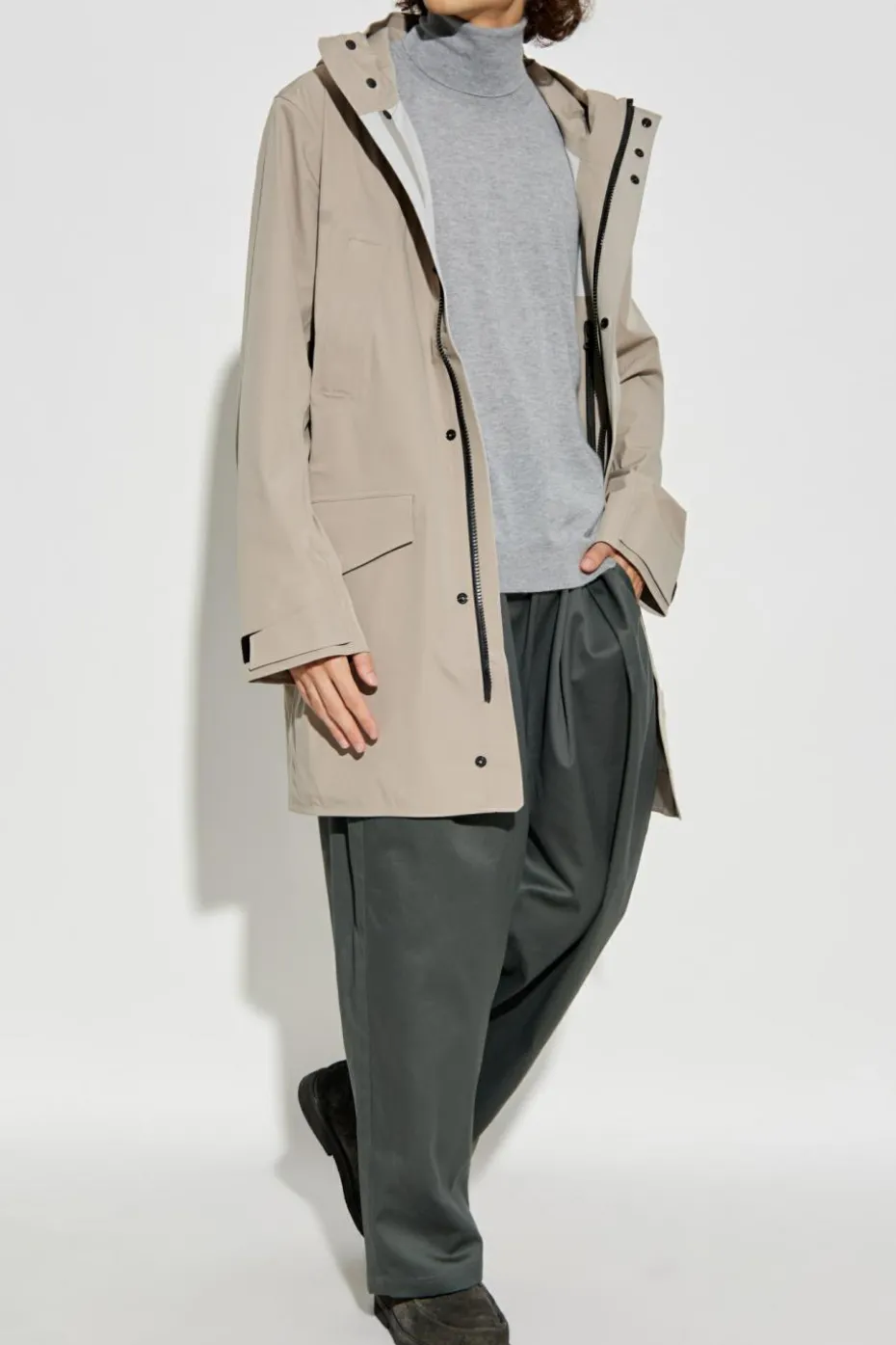 Canada Goose SZARY Kurtka przeciwdeszczowa `Barcley`