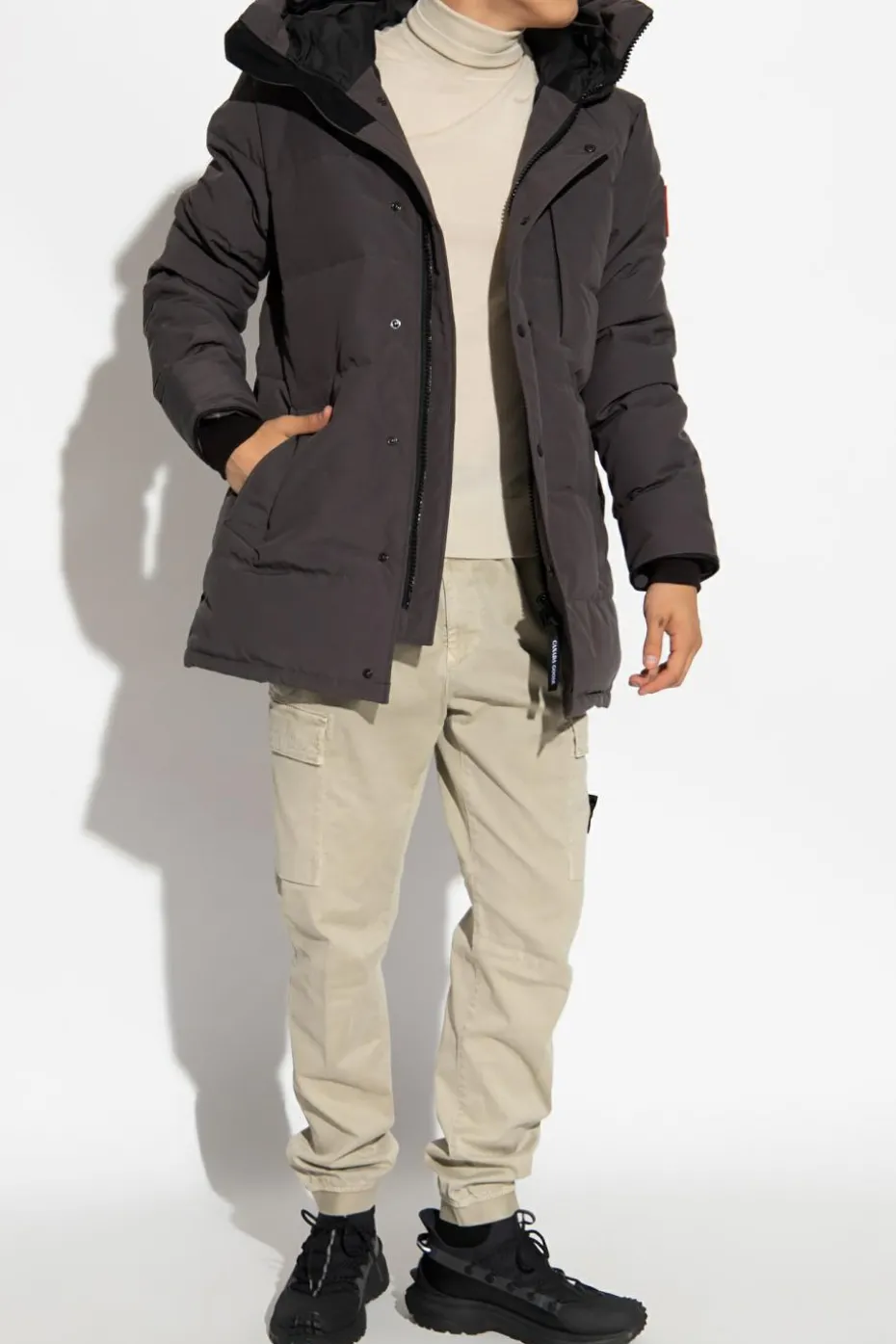 Canada Goose SZARY Kurtka puchowa ‘Carson’