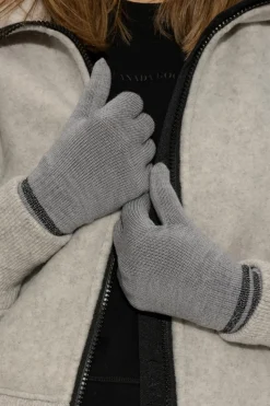 Canada Goose SZARY Wełniane rękawiczki