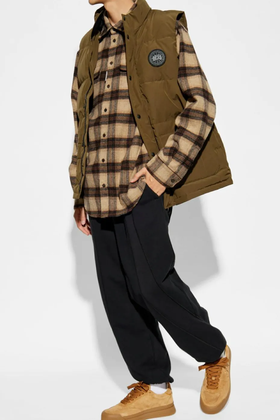 Canada Goose ZIELONY Kamizelka puchowa `Freestyle`