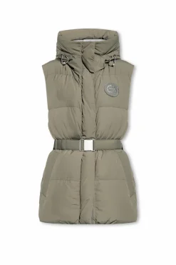 Canada Goose ZIELONY Kamizelka z logo ‘Rayla’