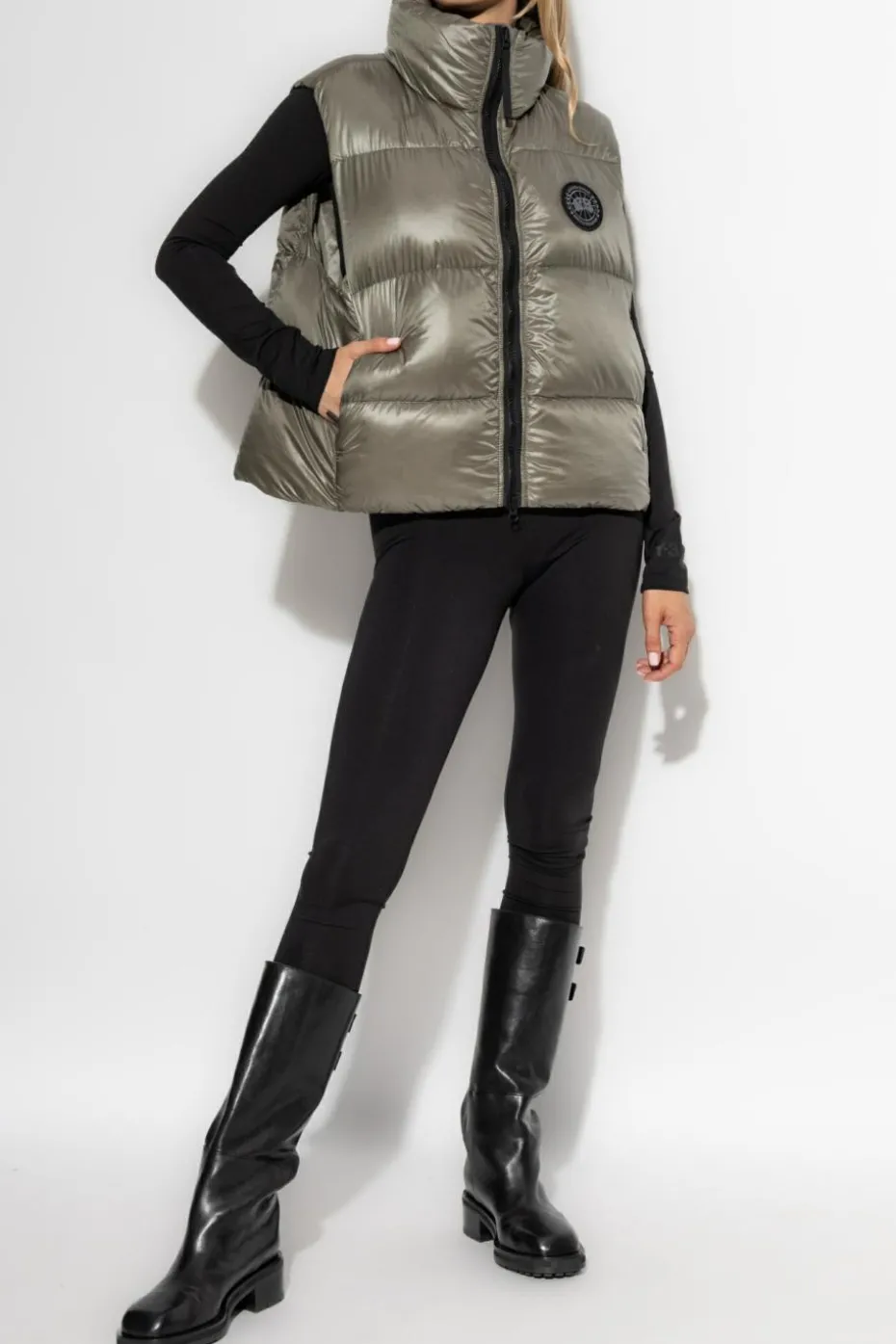 Canada Goose ZIELONY Kamizelka puchowa `Cyprys`