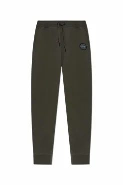 Canada Goose ZIELONY Spodnie dresowe z logo