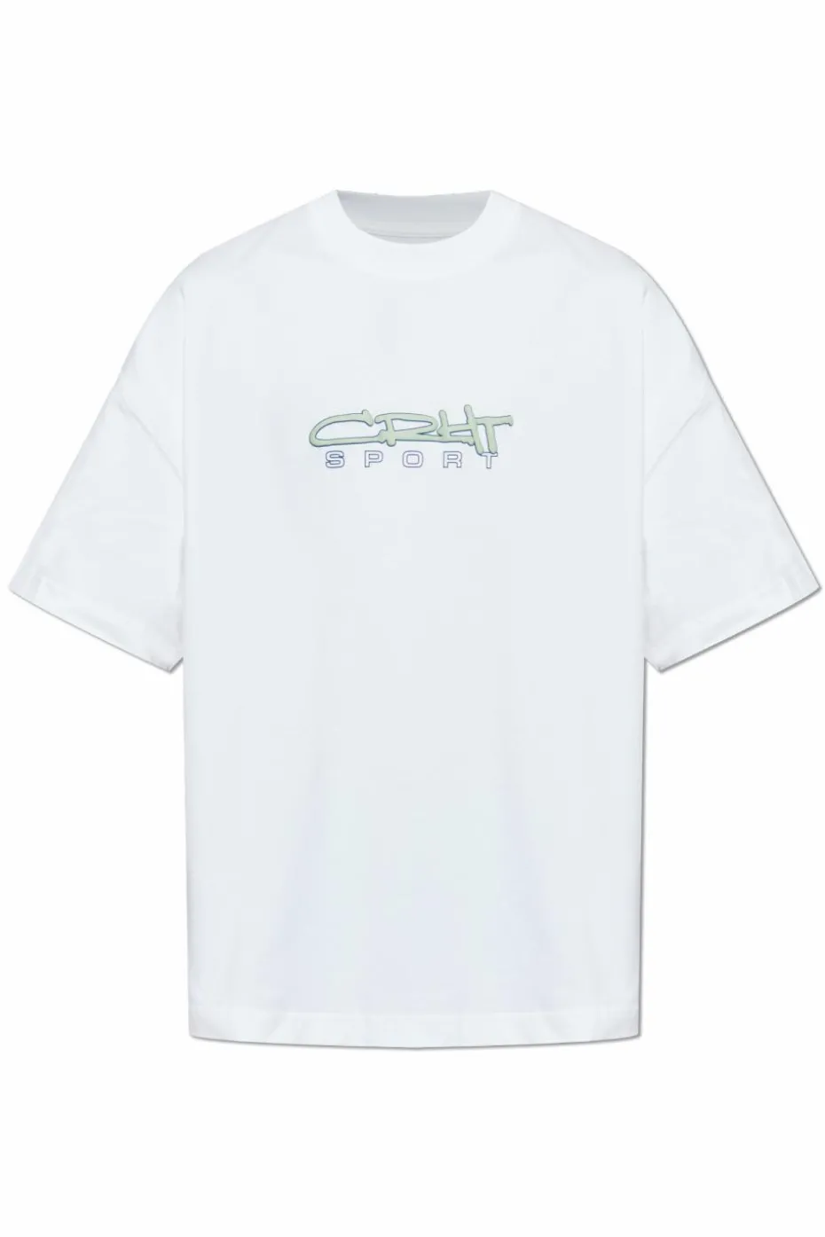 Carhartt WIP BIAŁY T-shirt z nadrukiem