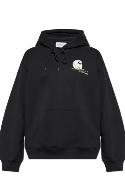 Carhartt WIP CZARNY Bluza z kapturem