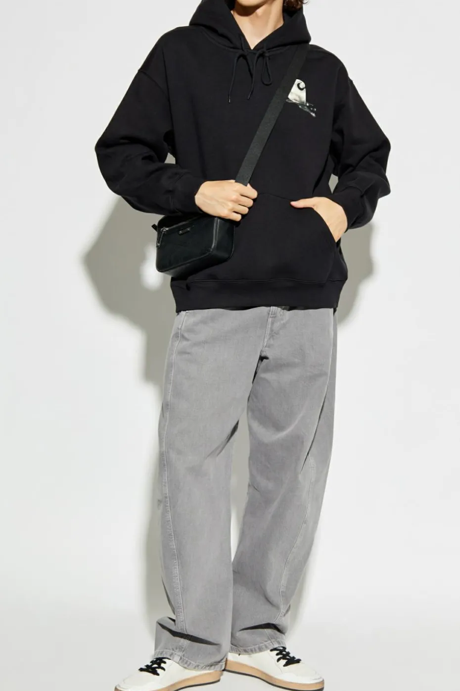 Carhartt WIP CZARNY Bluza z kapturem
