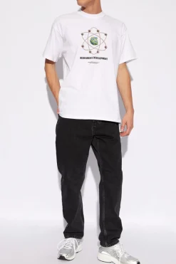 Carhartt WIP CZARNY Jeansy z logo