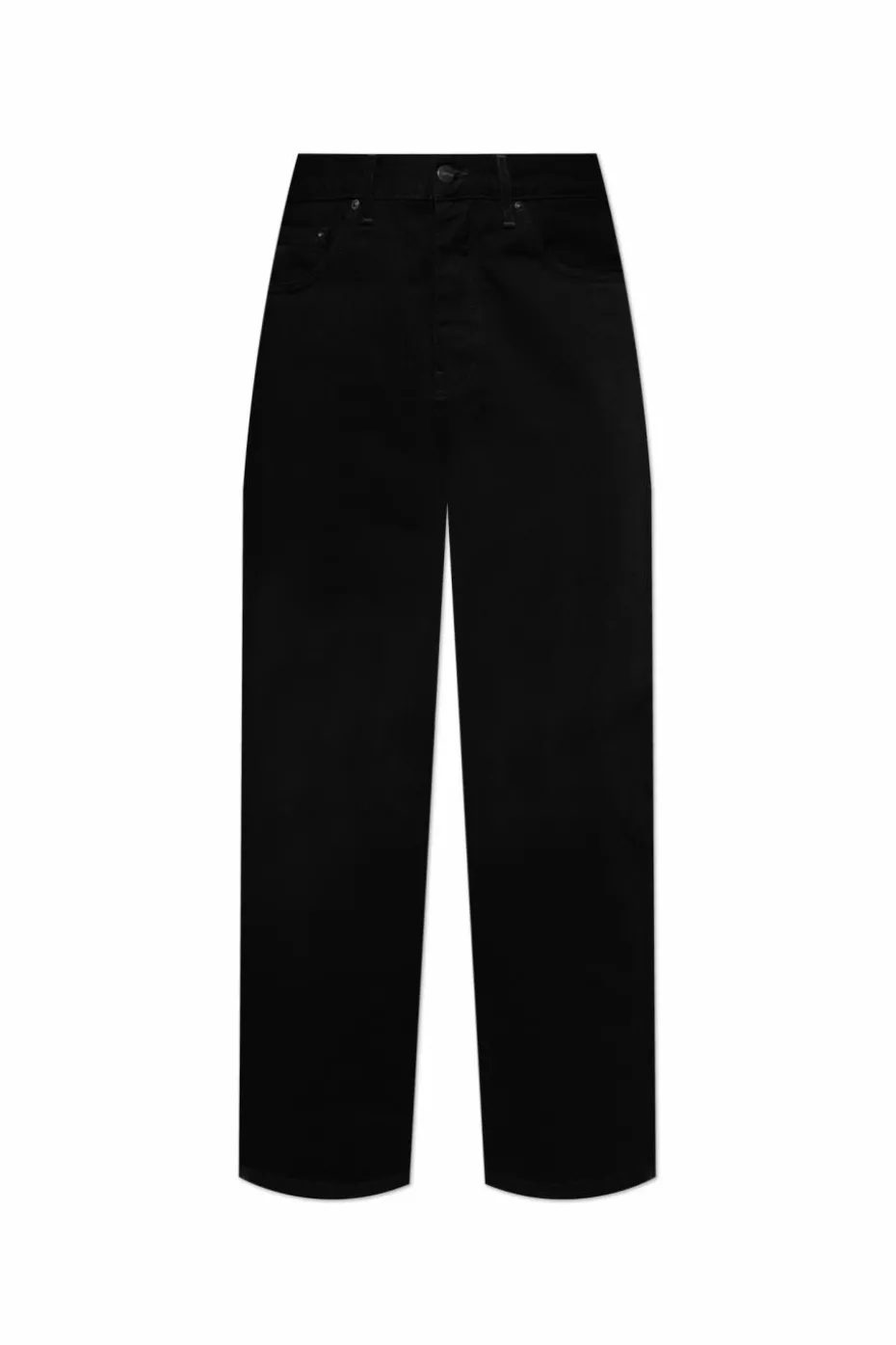 Carhartt WIP CZARNY Jeansy z logo