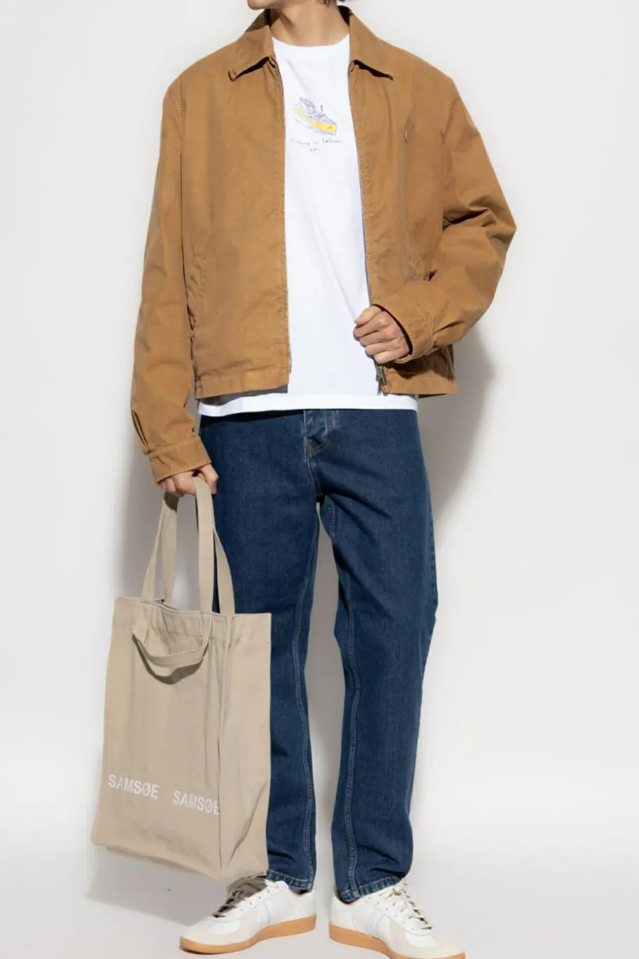 Carhartt WIP GRANATOWY Jeansy ze zwężanymi nogawkami