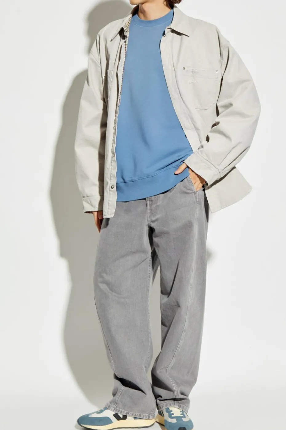 Carhartt WIP jasnoniebieski Bluza z długim rękawem