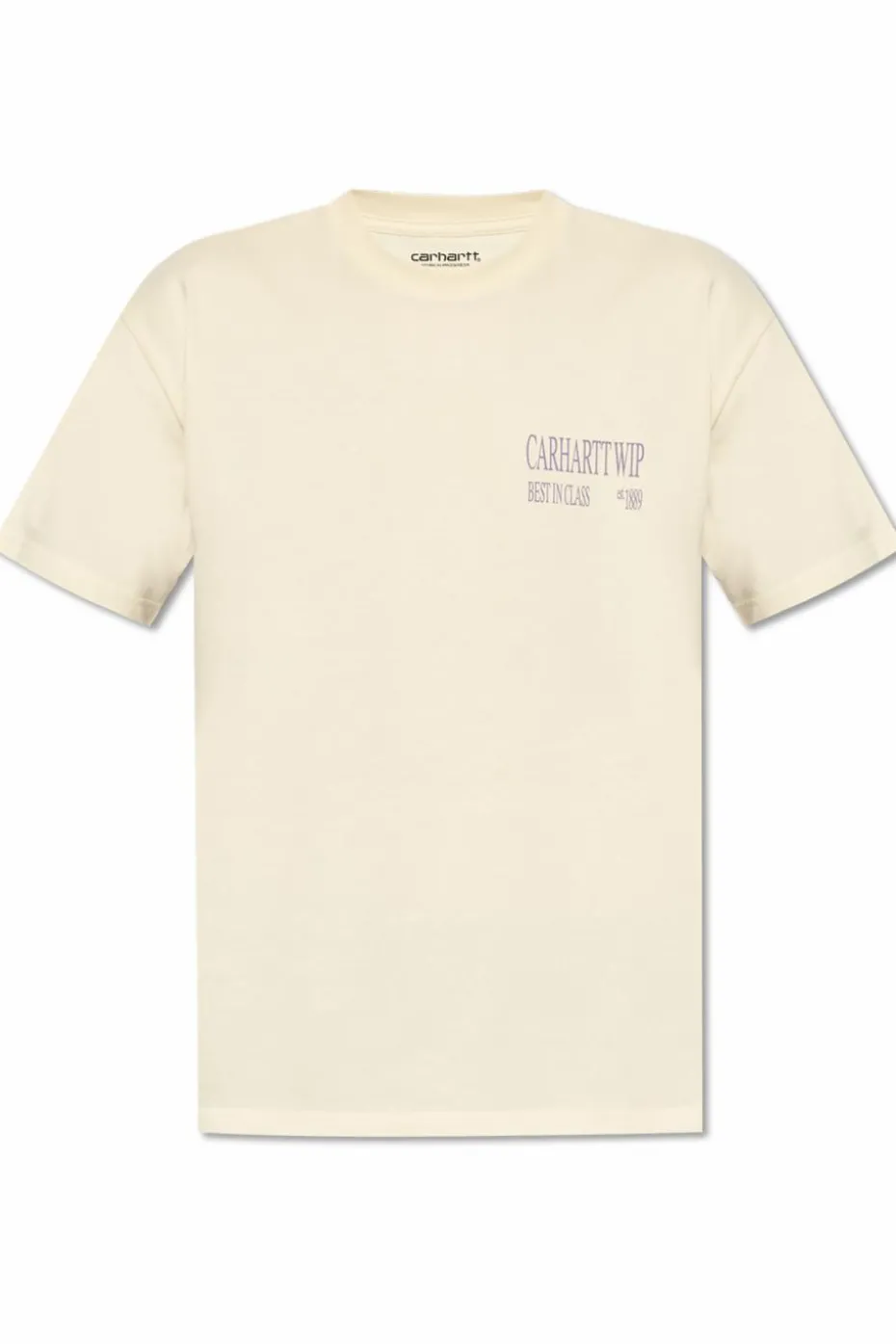 Carhartt WIP kremowy T-shirt typu `oversize`