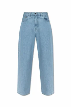 Carhartt WIP NIEBIESKI Jeansy z logo