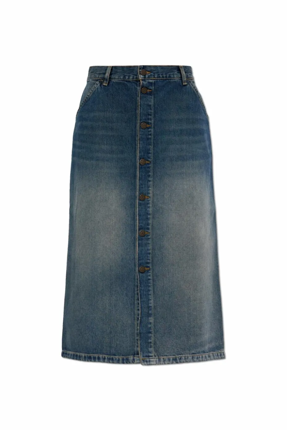 Carhartt WIP NIEBIESKI Spódnica jeansowa