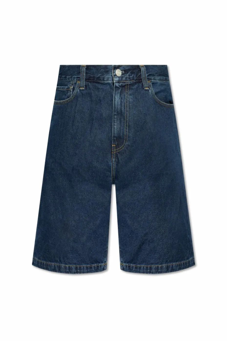 Carhartt WIP NIEBIESKI Szorty jeansowe
