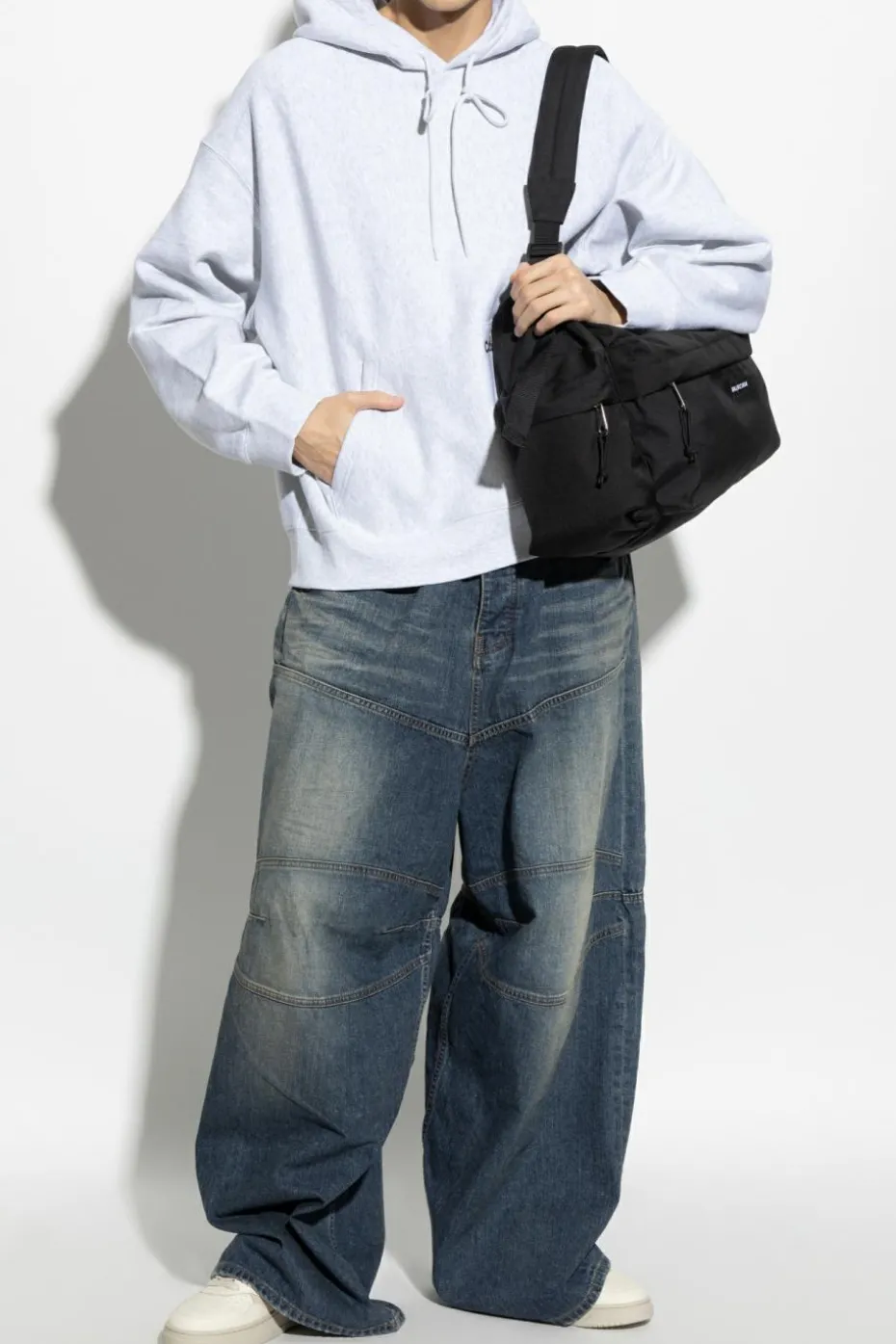 Carhartt WIP SZARY Bluza z kapturem