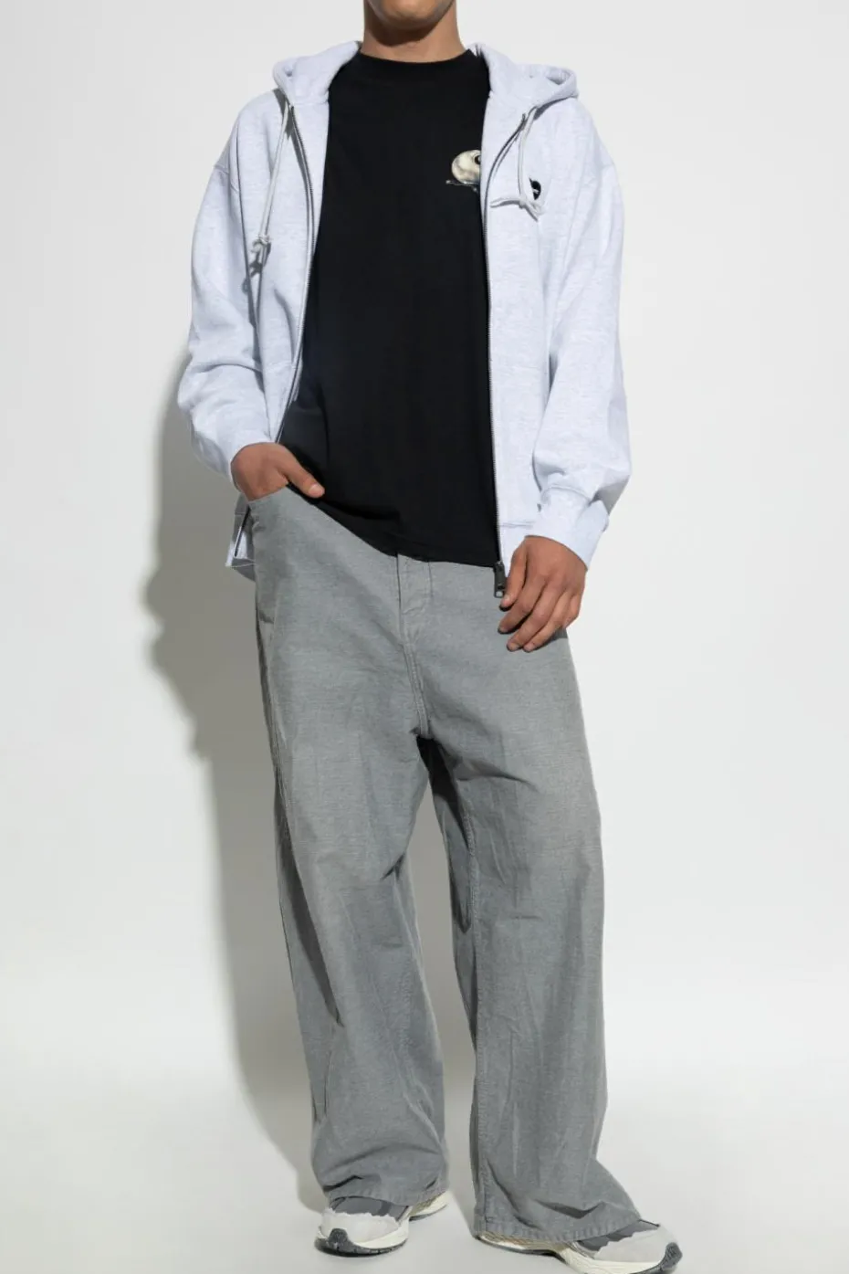 Carhartt WIP SZARY Bluza `Heart II Heart"