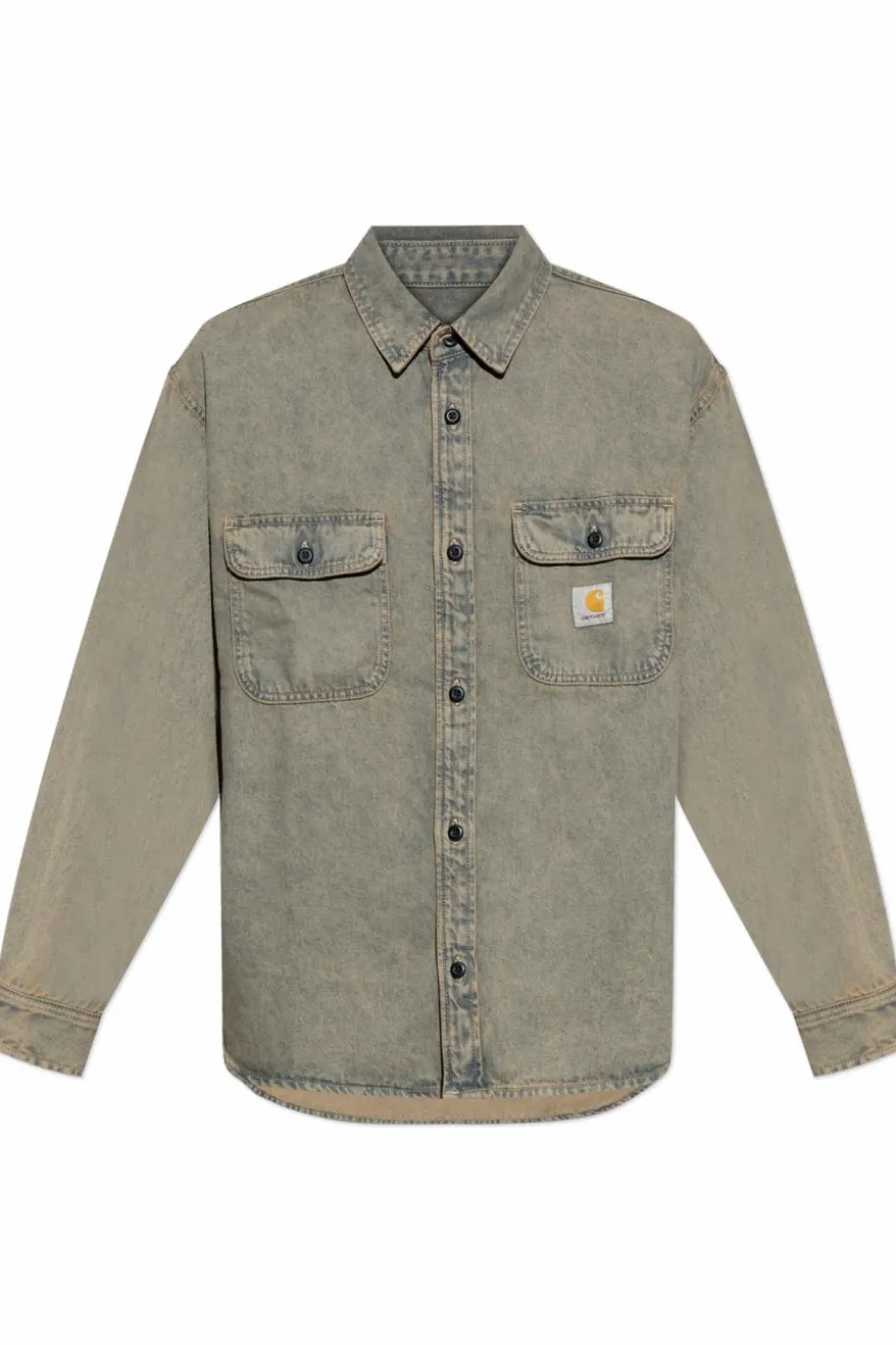 Carhartt WIP SZARY Jeansowa koszula `Tigan`