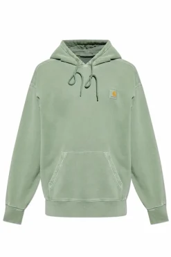 Carhartt WIP ZIELONY Bluza z logo