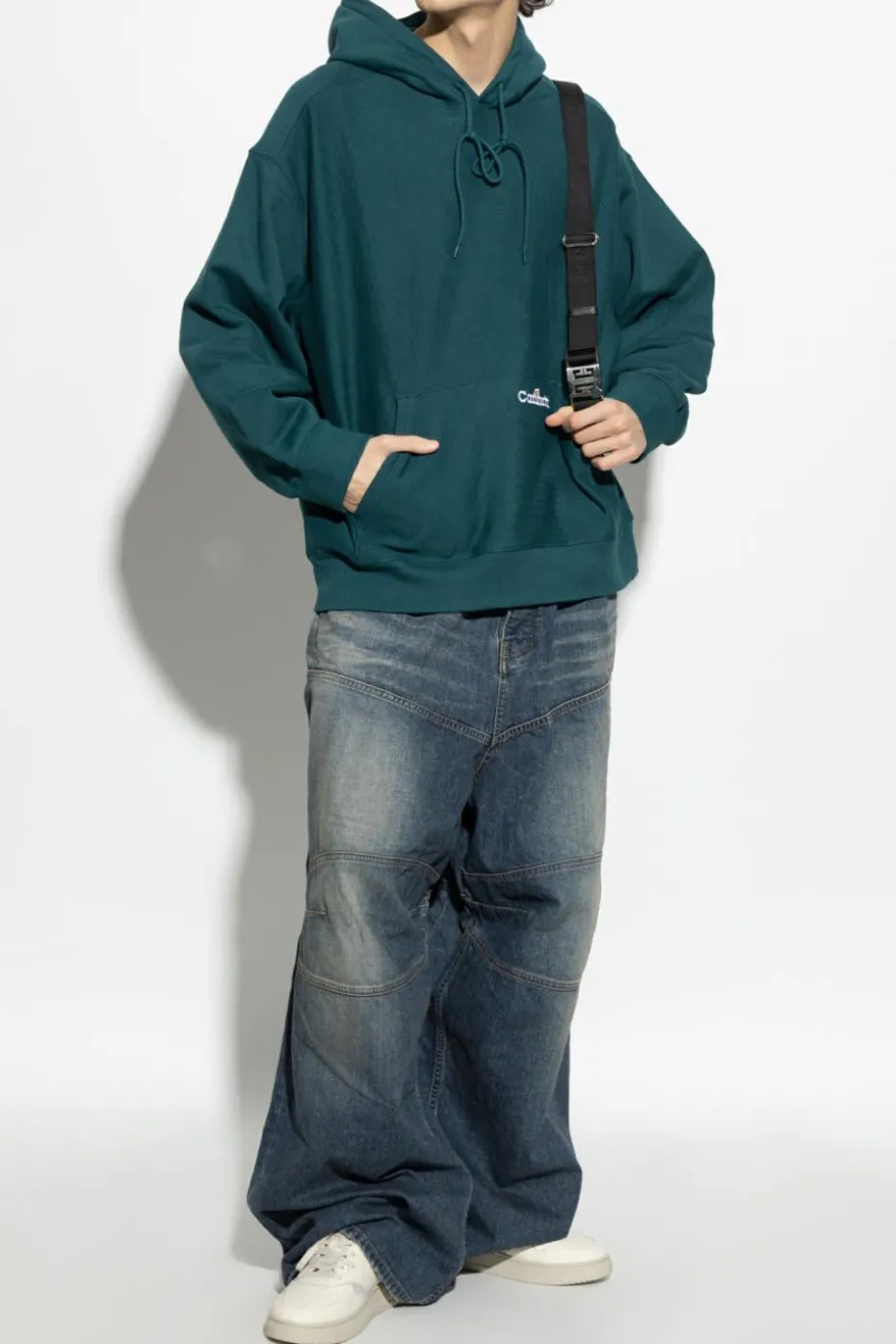 Carhartt WIP ZIELONY Bluza z kapturem