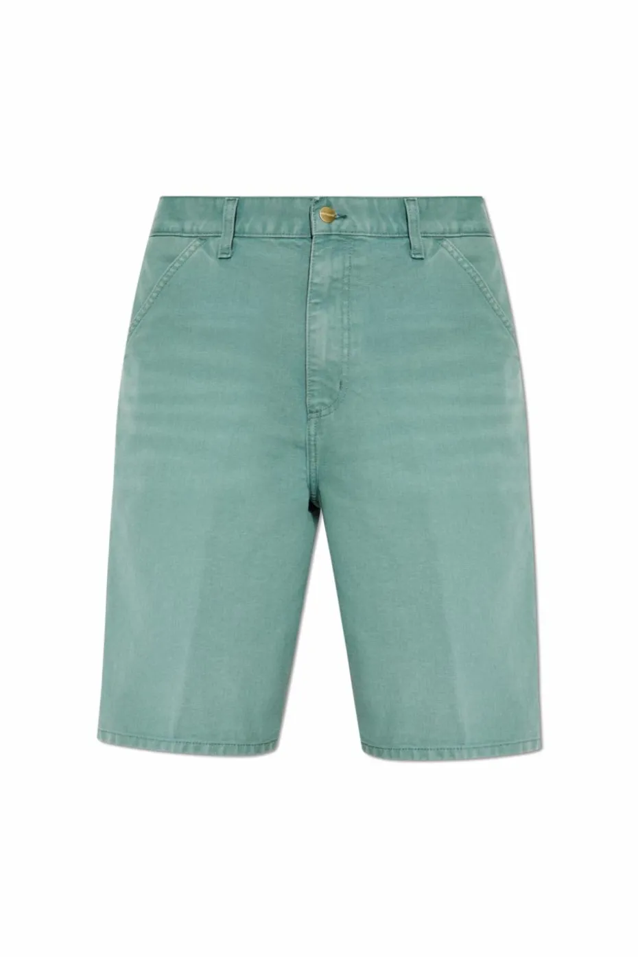 Carhartt WIP ZIELONY Jeansowe szorty